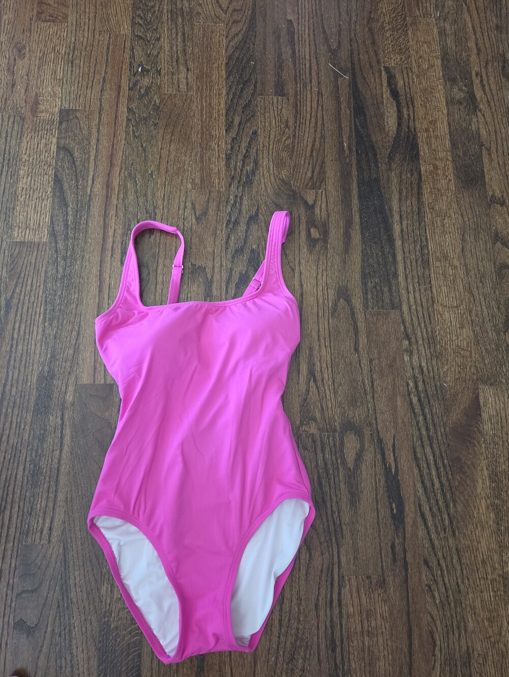 Michael Kors Hot Pink Scoop One-Piece Swimsuit